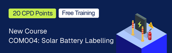 COM004 Solar Battery Labelling